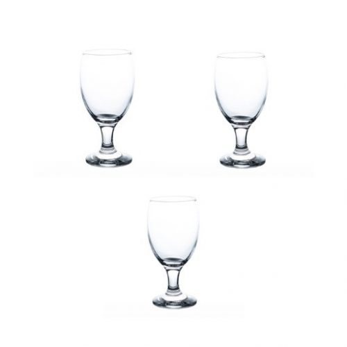 Glass Glass Cheerful Sole Wine 300ml 3 Pieces