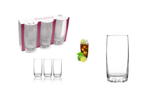 Băutură răcoritoare din sticlă Revera 370 ml set de 3