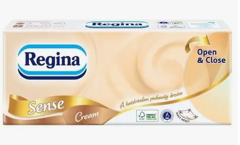 Tissue Regina Sense Crema 3 straturi 90 bucati