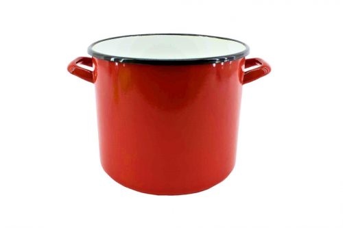 Enameled Pot Red 19cm 4.6 Liter