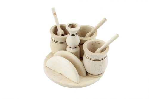 Wooden Spice Rack 3 Parts + Tissue Holder