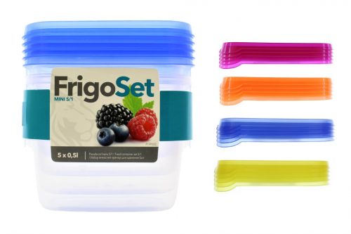 Set Frigo 5*0,5 litri Pob Square