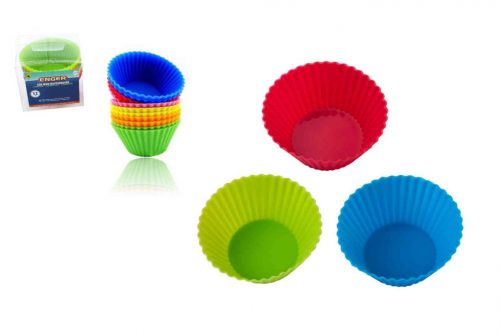 Muffin Maker Basket Silicone 12pcs eng-286