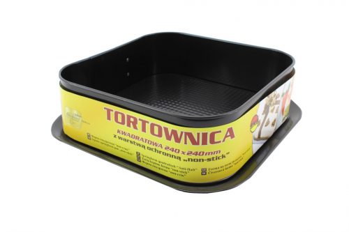 Quadratische Teflon-Kuchenform 24*24cm 990-47