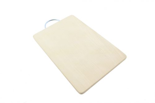 Cutting board Wood+Metal handle 18*29cm