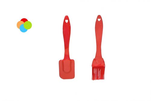 Spatula crema Silicon+Brush ing-456