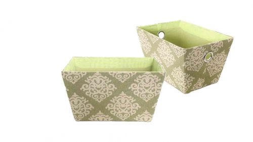 Cutie textil verde model 55-L-108 - 35*25*H20cm