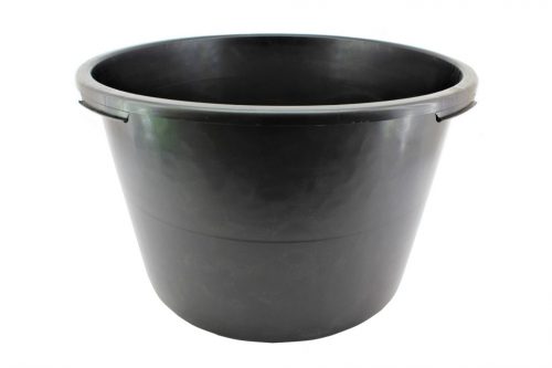 Round Pot 90 Liter Black