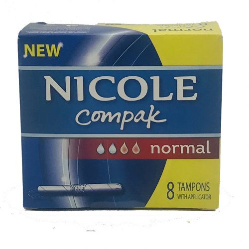 Applikátoros Tampon Nicole Compak 8 Darabos Normál 