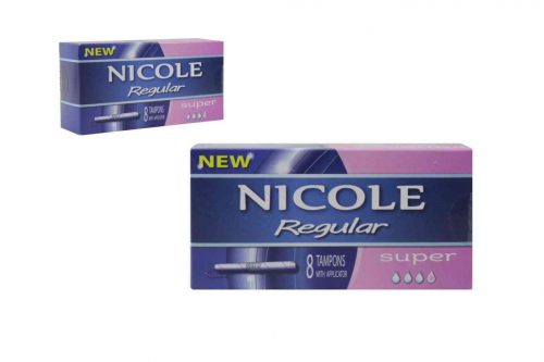 Applikátoros Tampon Nicole Regular 8 Darabos Super 