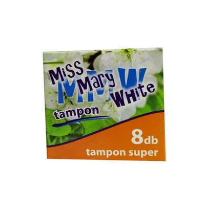 Andi/Mary White Tampon 8 Darabos Super