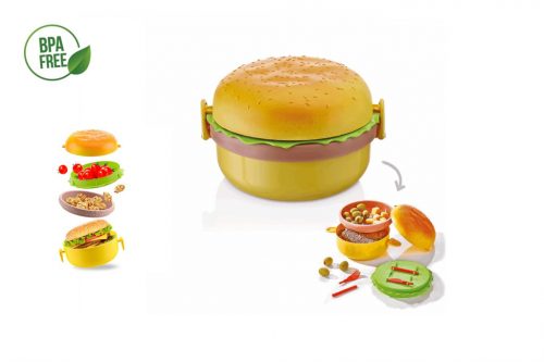 Food container Plastic Hamburger-shaped L-00562