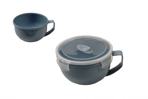 Microwavable Plastic Mug with Lid 950ml BG-490