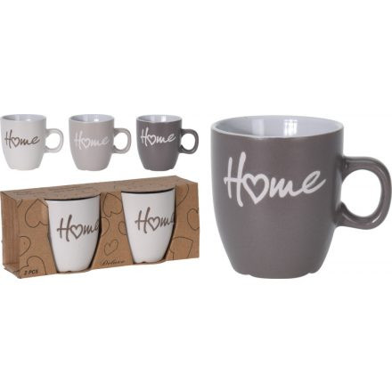 Mug Ceramic 2 Pieces Home 150cc Q75910040