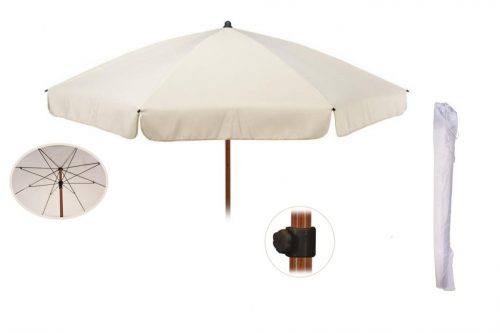 Sonnenschirm Garten 220 cm Creme X11000340