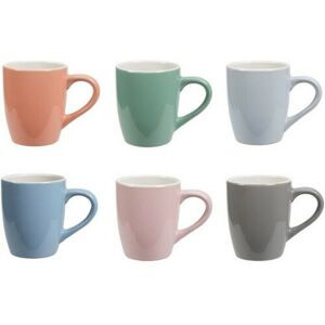 Mug Ceramic Colored 150ml 6 Pieces Q93000060